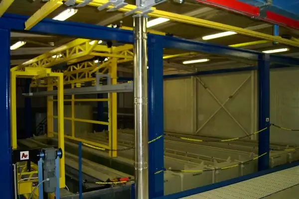 Aluminium deoxidation line