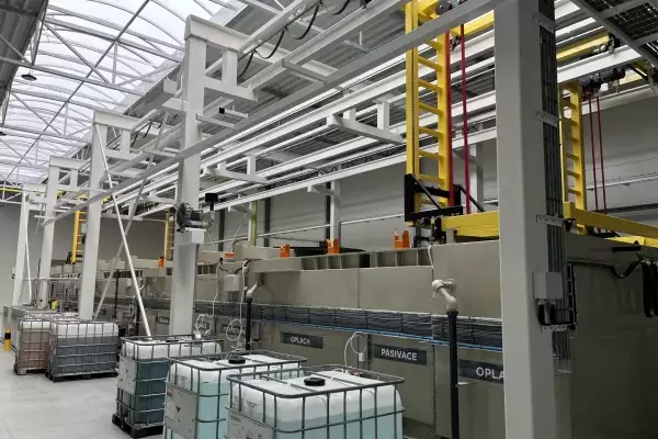 Phosphate line with racks