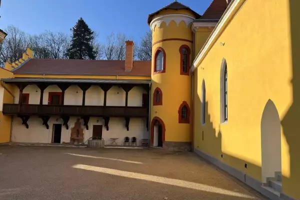 Castle courtyard