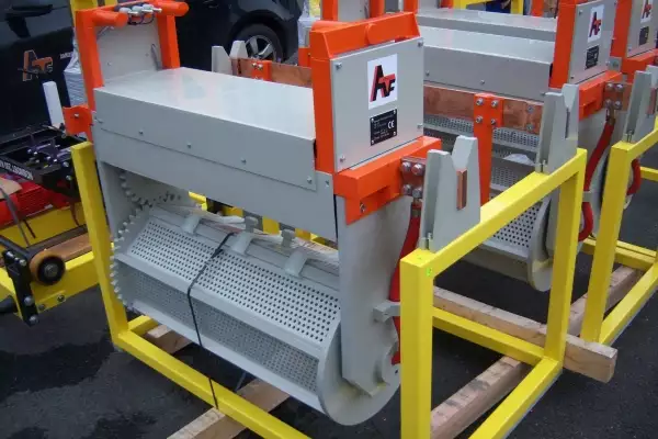 Galvanic plating barrel