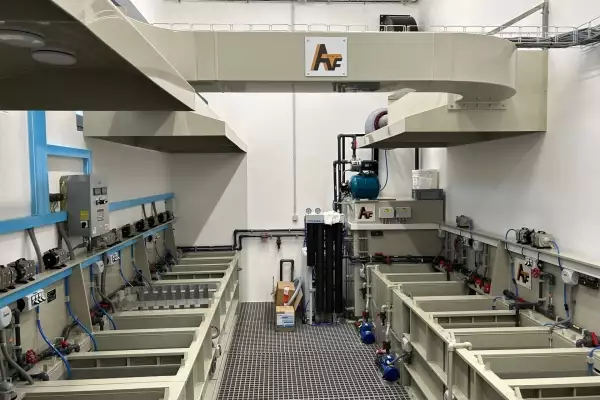Manual anodizing line